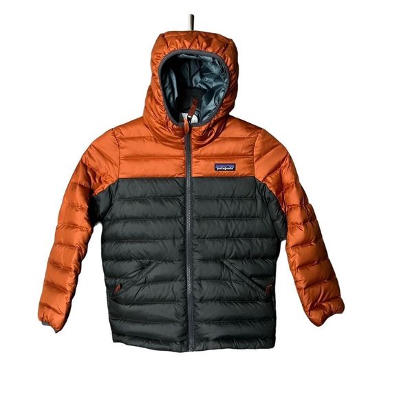 Patagonia Reversible Boys Down Sweater Hoody XS - Picture 1 of 4